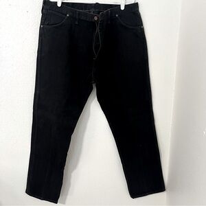 Vintage Wrangler Mens Jeans 40x32 Black Cowboy Western USA Made 100% Cotton